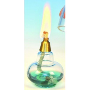 Burner, spirit with wick (glass)